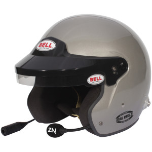 2026 Bell MAG Rally Titanium S Hans, Open Face FIA Helmet
