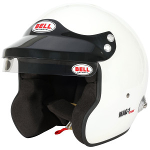2026 Bell MAG-1 Hans, Open Face FIA Helmet