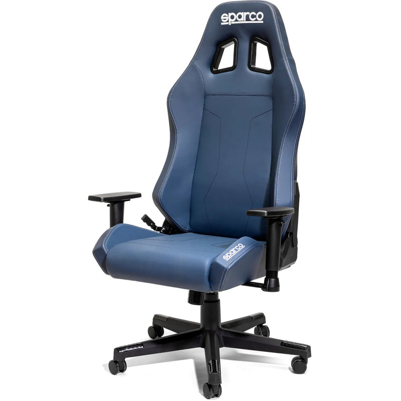 2026 Sparco Coach Gaming Chair Color Blue Grey 2026 Sparco Coach Gaming Chair 