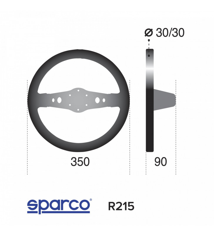 Sparco R215, FIA Racing Suede Wheel