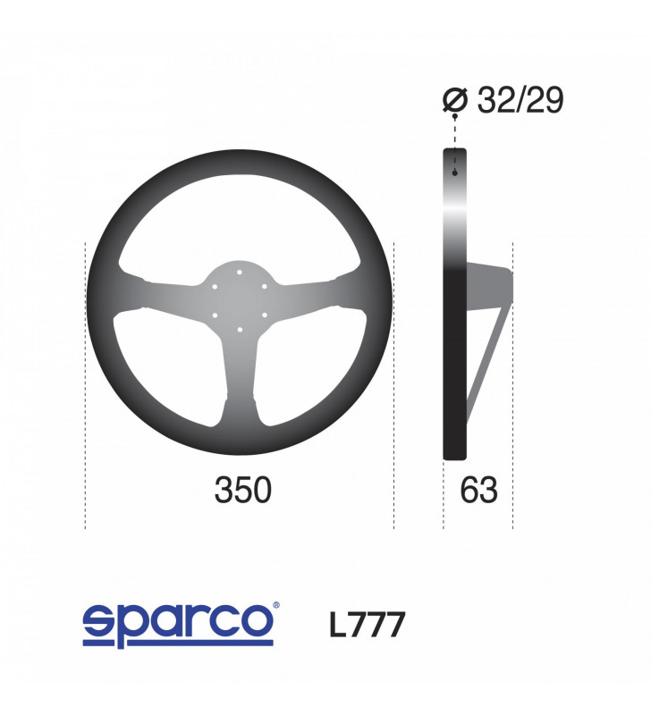 Sparco L777, Tuning Steering Whell