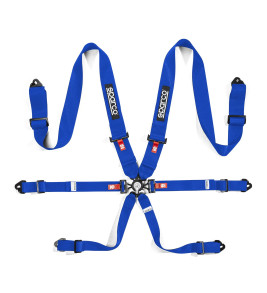 2024 Sparco Competition H-3 Steel, FIA 6-point Harness 2 Inch